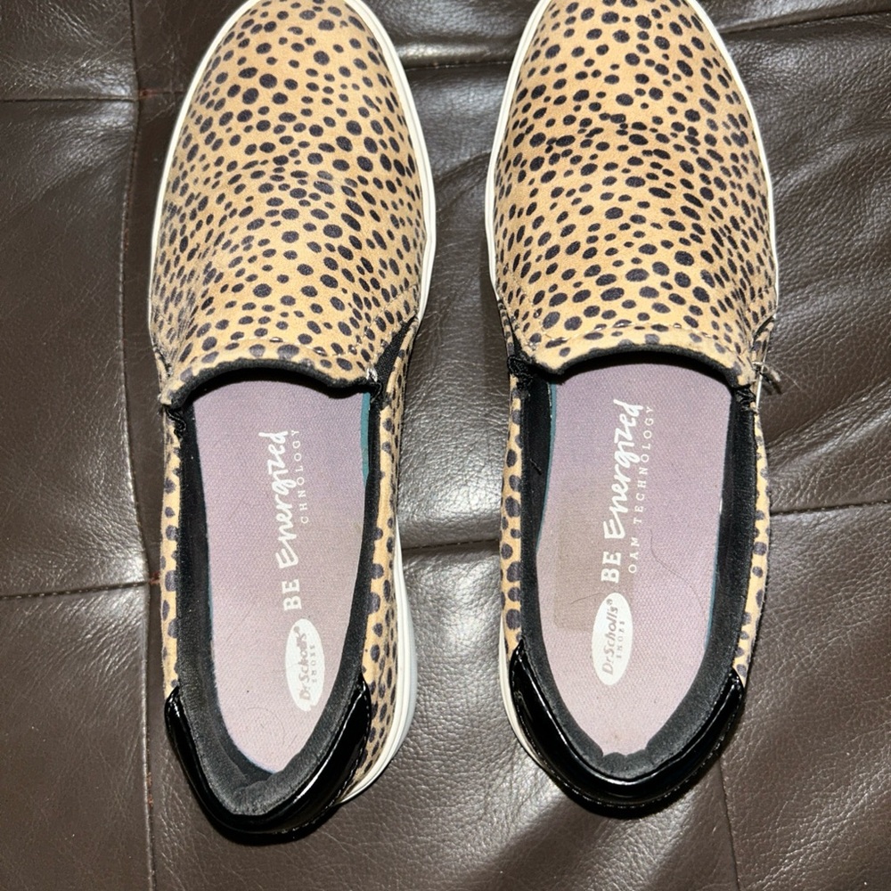 Dr. Scholls Leopard Print Casual Slip-Ons foam technology women’s sz 9 - Picture 2 of 6
